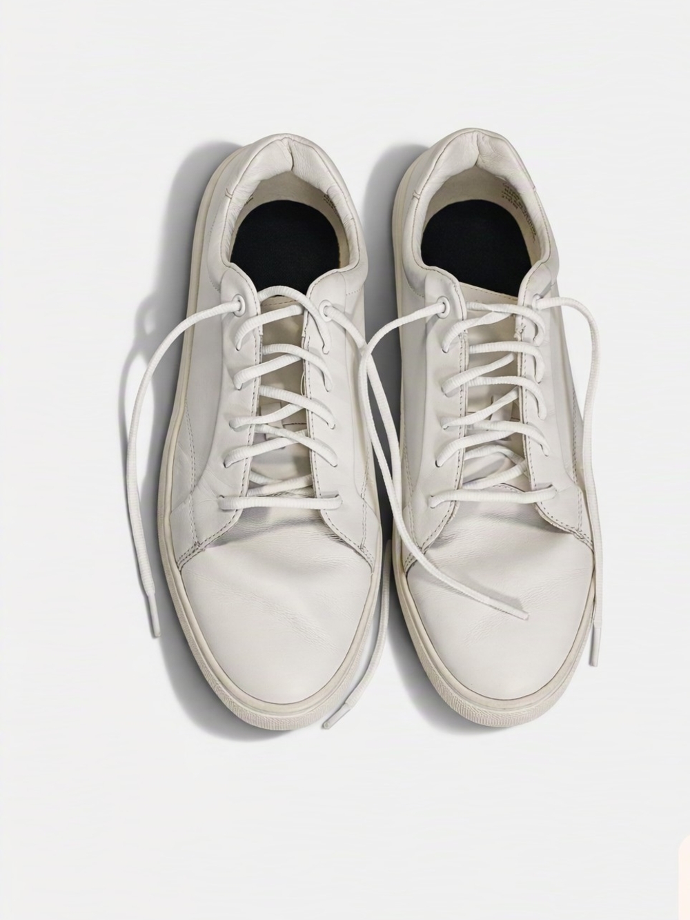 Cole Haan Grand Kittery Court White Leather Low-Top Sneakers Smart Casual